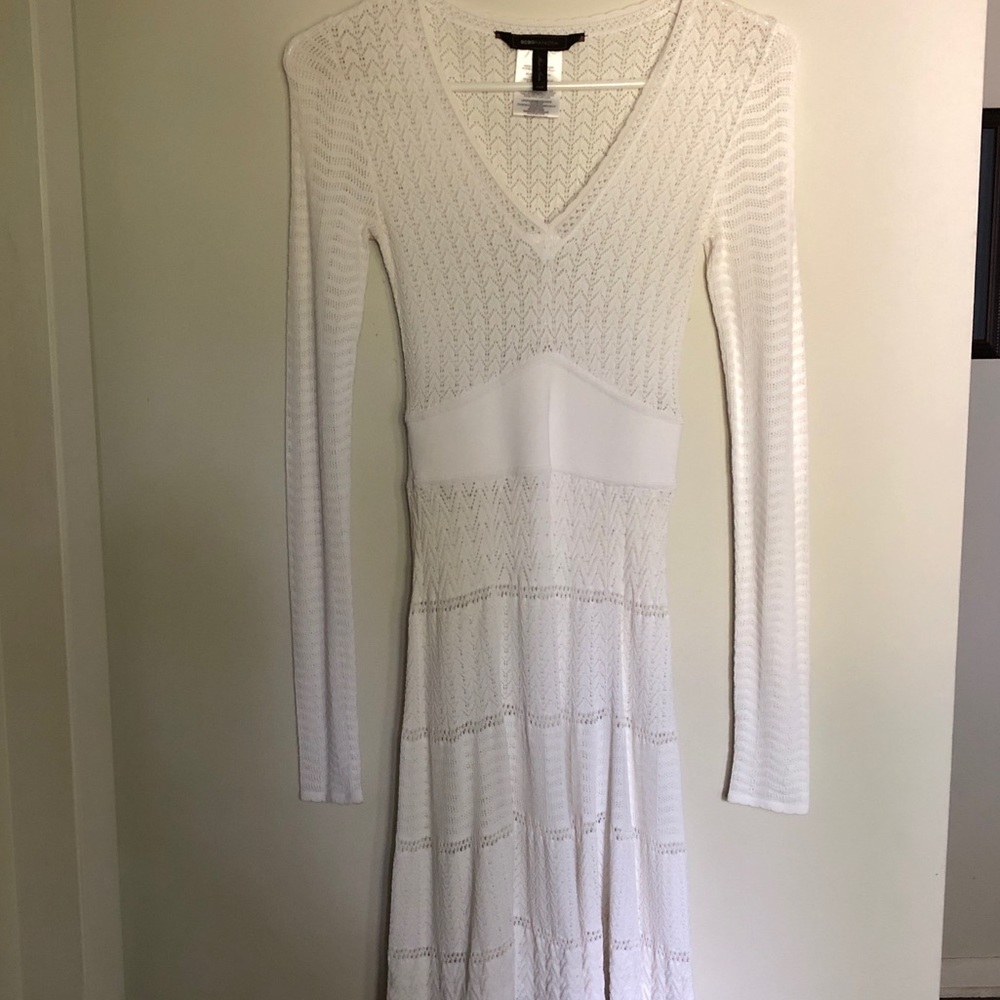 BCBG MaxAzria XXS WHITE DRESS. Perfect condition